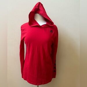 Boys XL adidas Logo-Sleeve Pull-Over Hooded Tee